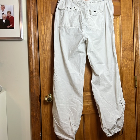 Women's Garage Size Medium Beige Bungee Pants - Picture 7 of 8